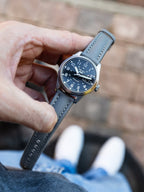 Slate Grey Sailcloth Strap 19mm