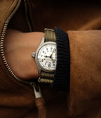 Army Green Woven Nylon Strap 22mm