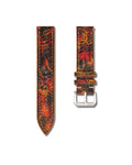 Ember Patina Bespoke Ostrich Shin Leather Watch Strap 20mm
