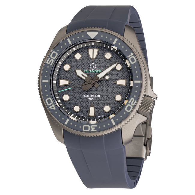 Islander Sands Point Titanium Diver with Grey Whale Tail Dial ISL-259
