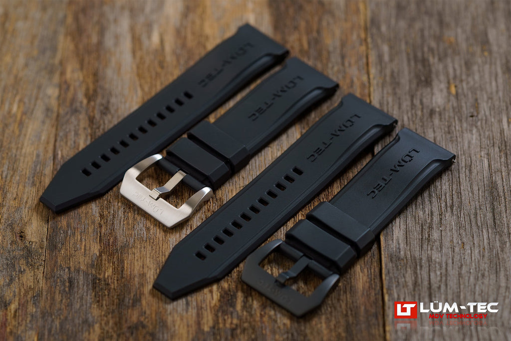 LÜM-TEC NEW Upgrade FKM Rubber Strap – 24mm