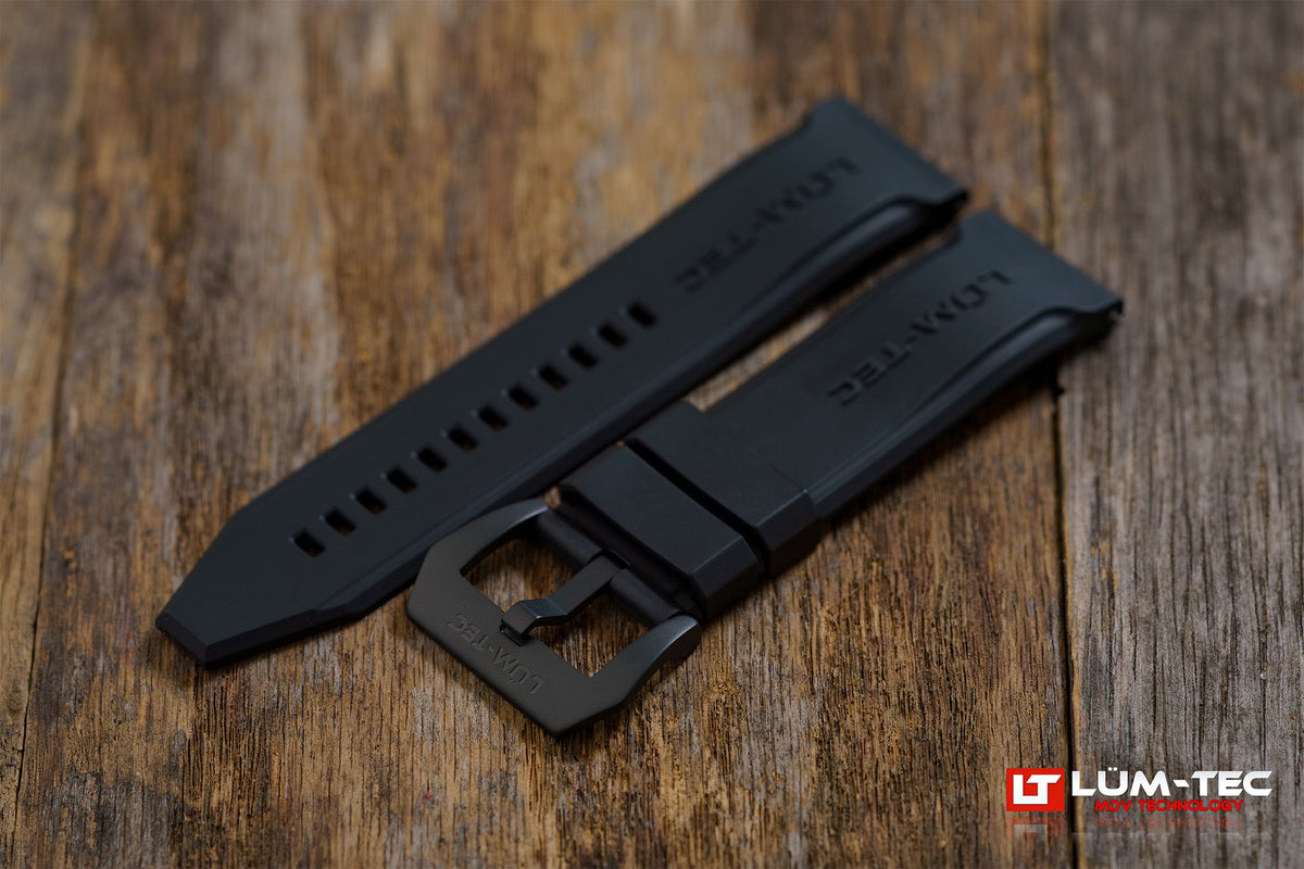LÜM-TEC NEW Upgrade FKM Rubber Strap – 24mm