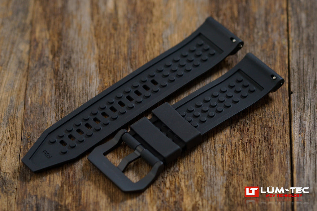 LÜM-TEC NEW Upgrade FKM Rubber Strap – 24mm