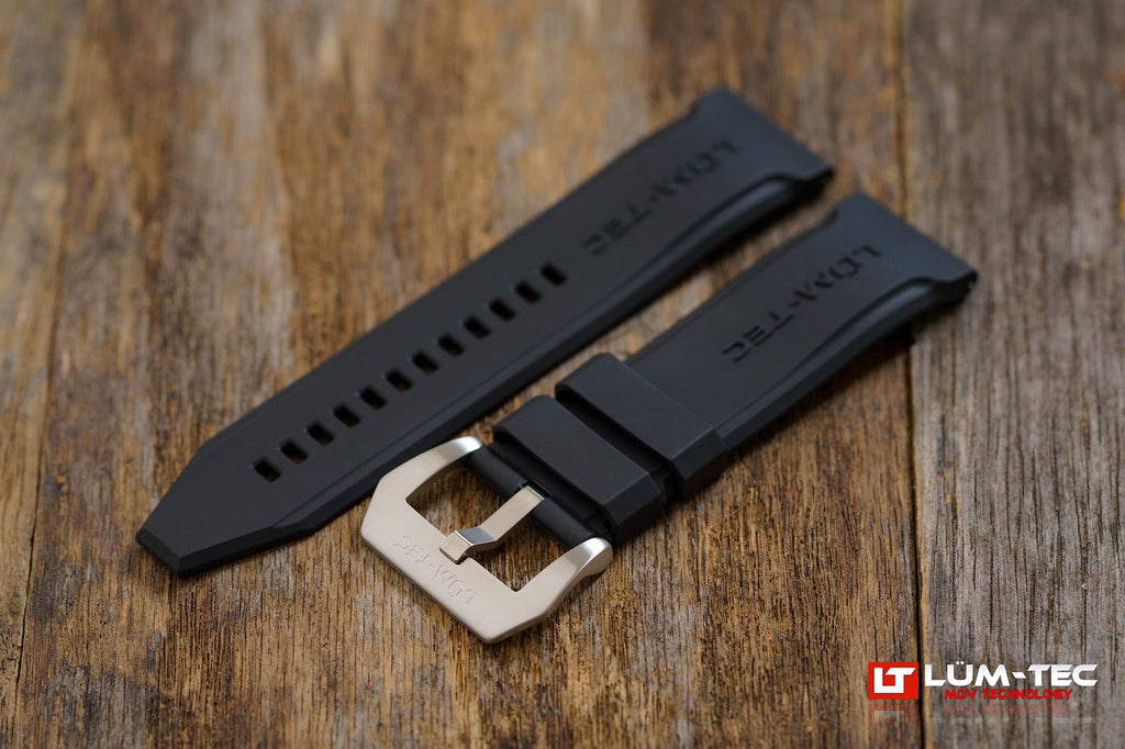 LÜM-TEC NEW Upgrade FKM Rubber Strap – 24mm