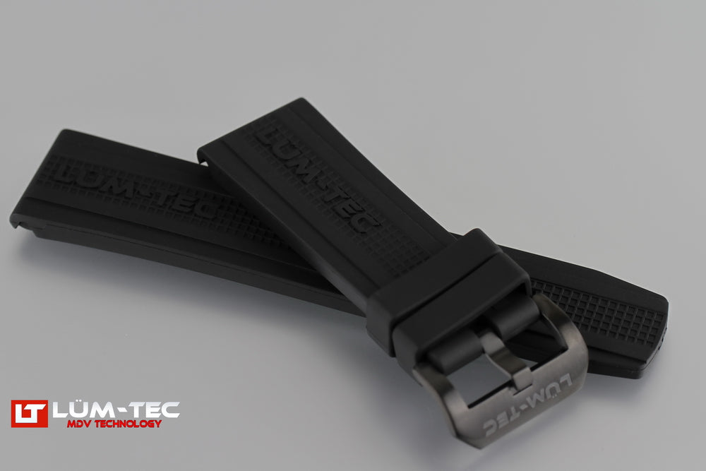 LÜM-TEC Rubber Strap PVD 22mm and 24mm