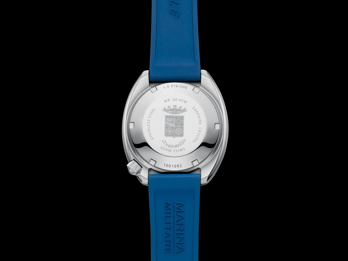 Squale 2001 Marina Militare limited edition engraved caseback