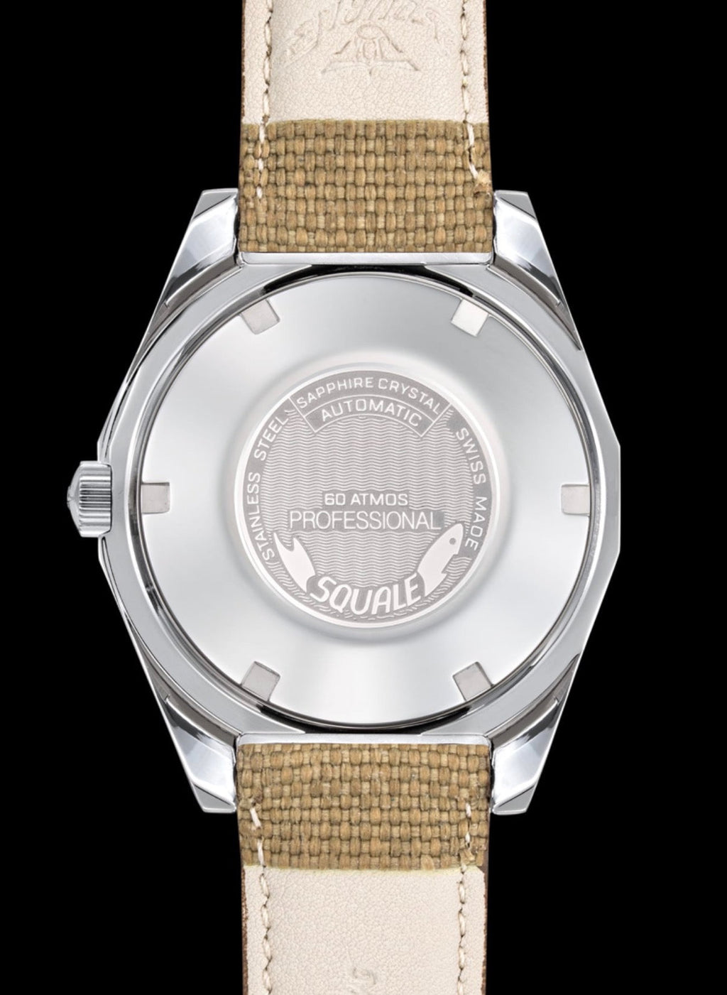 Squale Galeazzi Artiglio engraved professional dive watch caseback