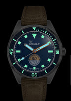 Squale Galeazzi Artiglio blue luminous BGW9 dial and bezel