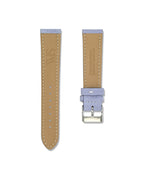 Lilac Suede Leather Watch Strap 22mm