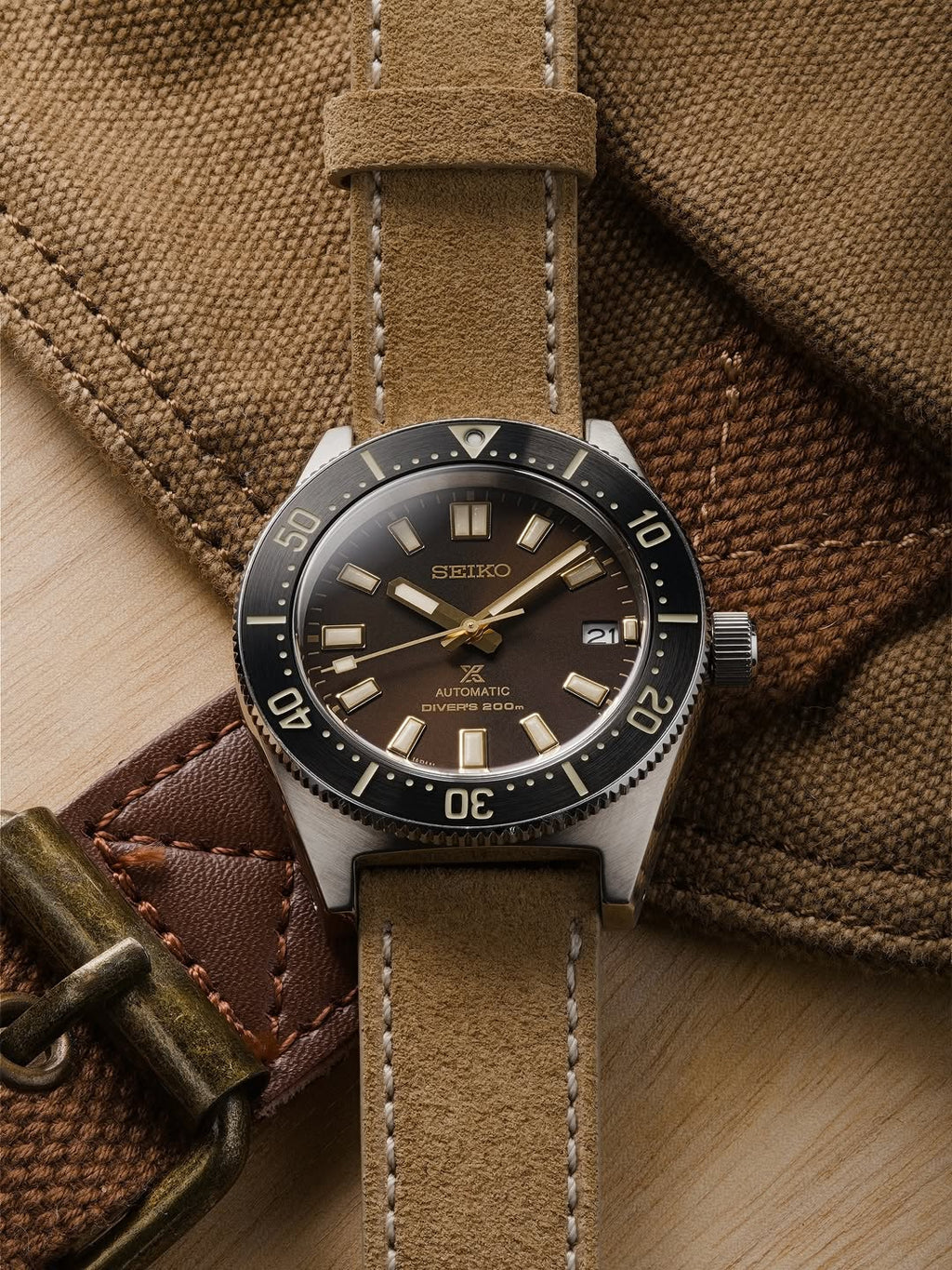 Sand Tan Suede Leather Watch Strap 18mm