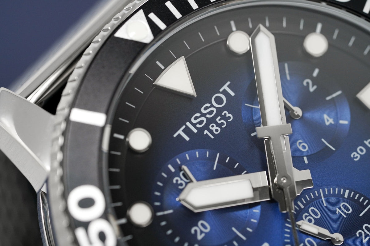 Tissot Seastar 1000 Chronograph 45.5mm Blue Mesh – T120.417.11.041.02